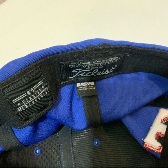 Titleist Texas Rangers Forty Seven Brand Golf Hat Flex Fit L/XL - Picture 6 of 8